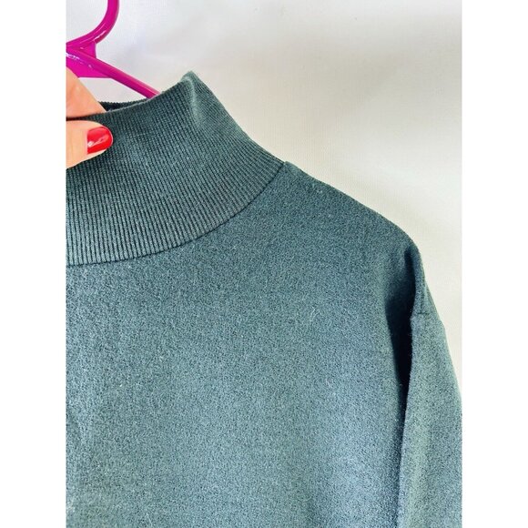 Eileen Fisher Wool Knit Turtleneck Blouse Lightweight Sweater - Picture 4 of 4